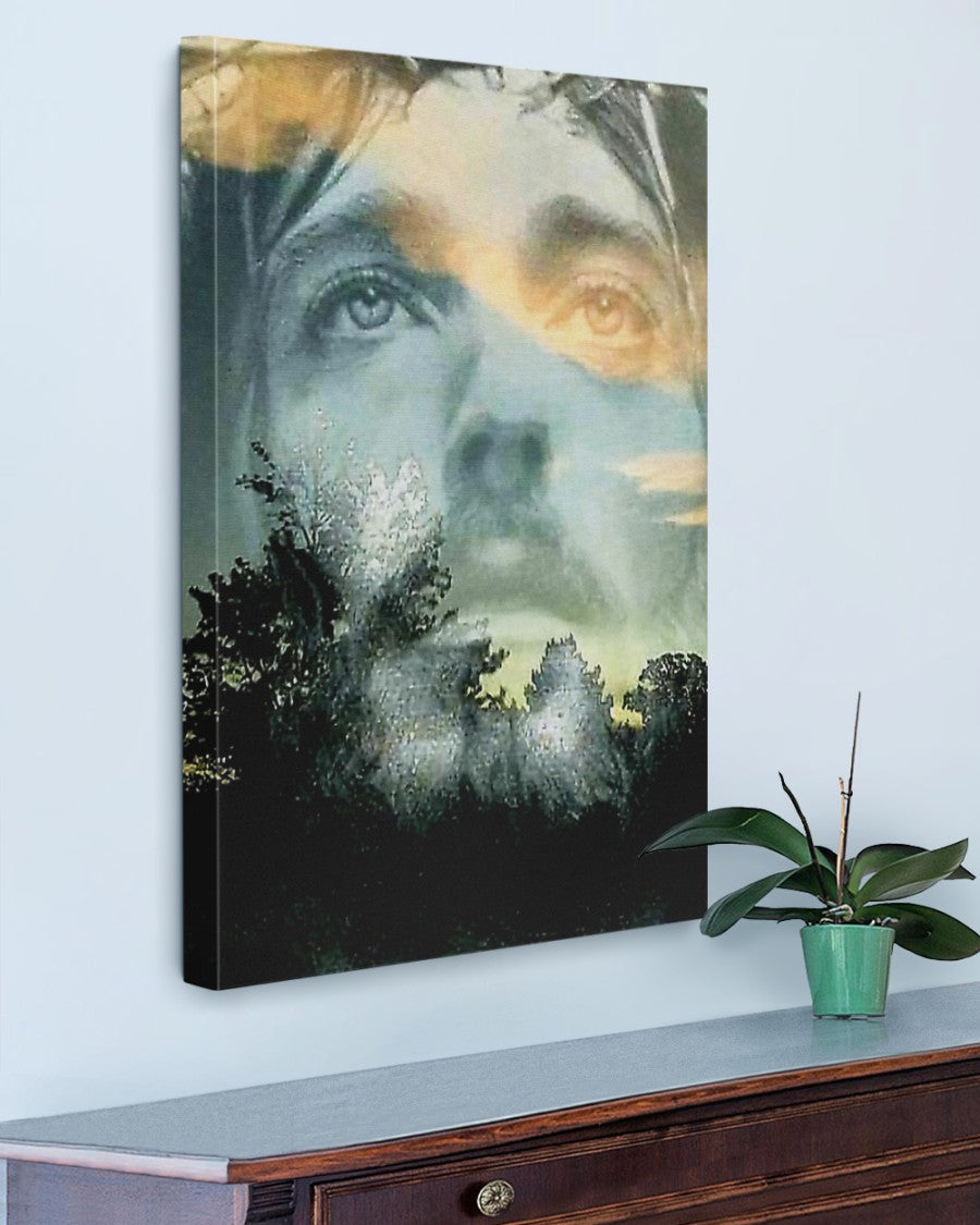 Jesus Face Christian Religious Canvas Family Sign Decor Birthday Christmas Wedding Housewarming Gift Ready To Hang Canvas Prints