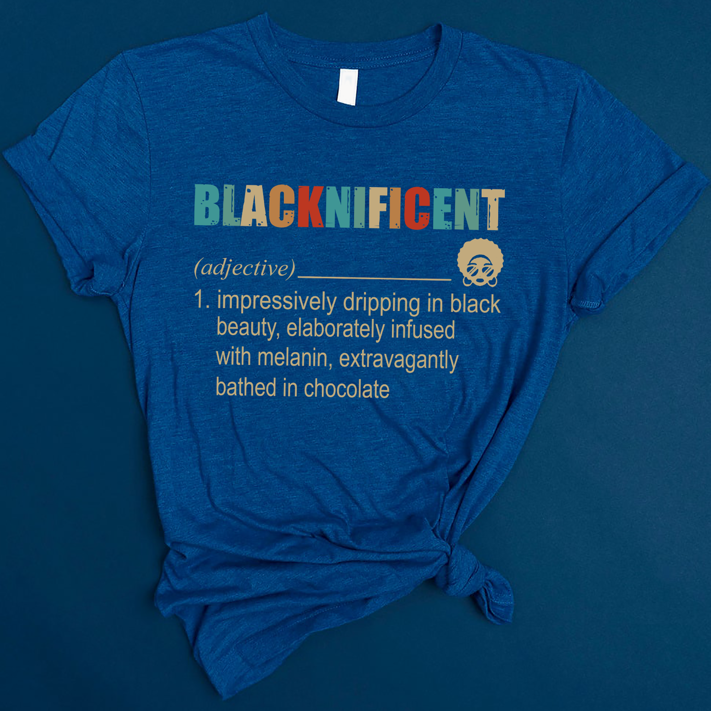 Blacknificent Black Beauty Chocolate Standard T-Shirt