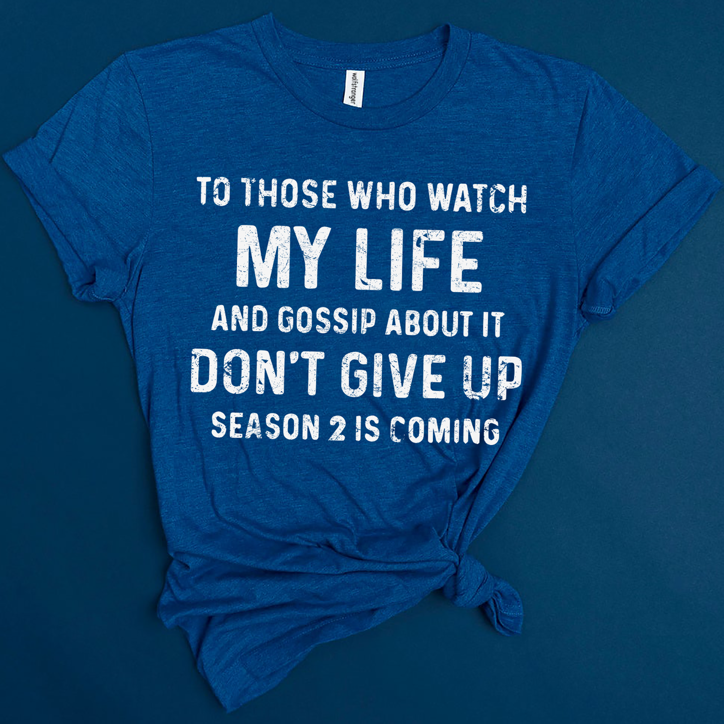 To those who watch my life and gossip about it don’t give up season 2 is coming Standard T-Shirt