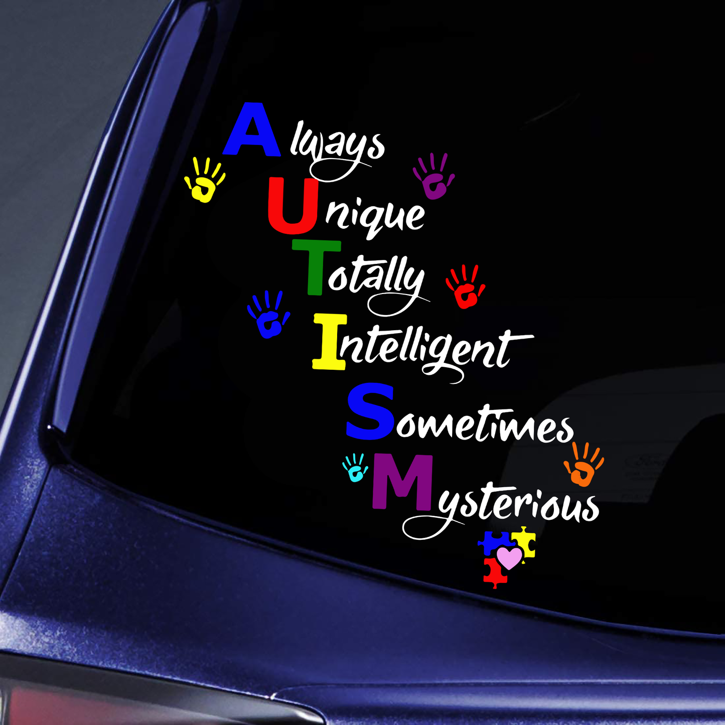 Autism Unique Sticker Decal