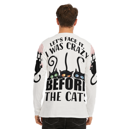 Let's Face It I Was Crazy Before The Cats All-Over Print T-Shirt | 190GSM Cotton
