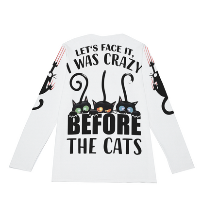 Let's Face It I Was Crazy Before The Cats All-Over Print T-Shirt | 190GSM Cotton