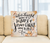 What a beautiful Name it is The Name of Jesus Christ my King Square Pillow