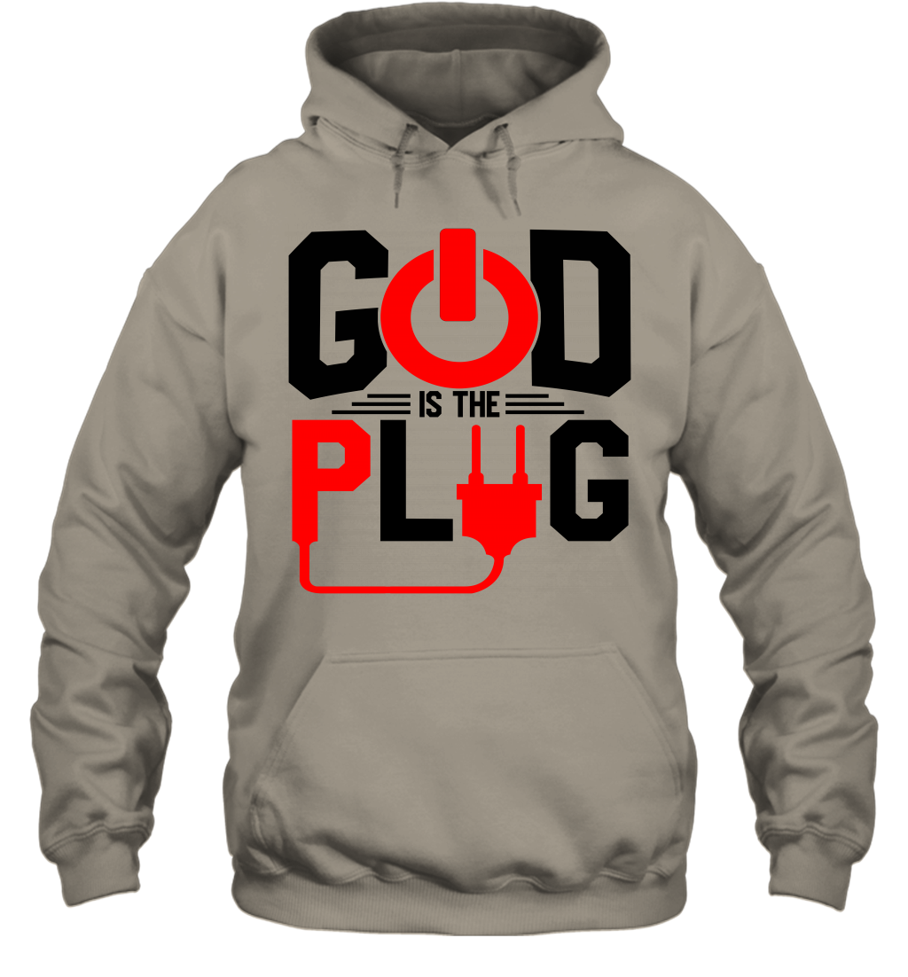 God Is The Plug Hoodie - Viralcitron